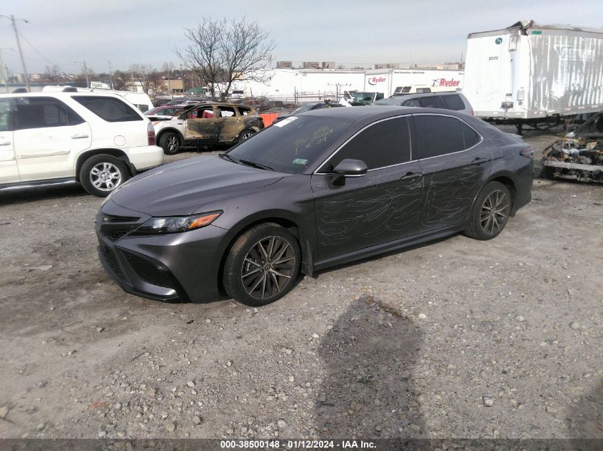 2022 TOYOTA CAMRY SE/SE NIGHT SHADE - 4T1G11AK7NU650506