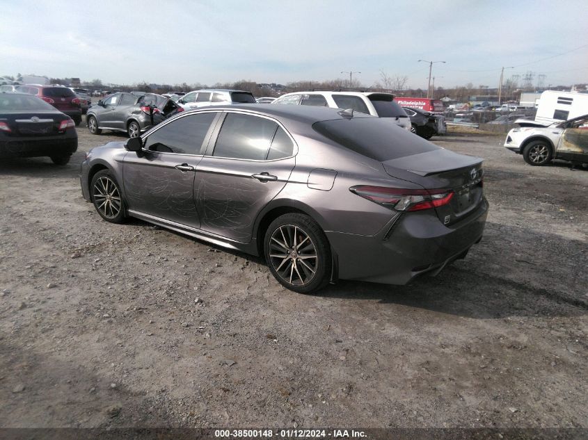 2022 TOYOTA CAMRY SE/SE NIGHT SHADE - 4T1G11AK7NU650506