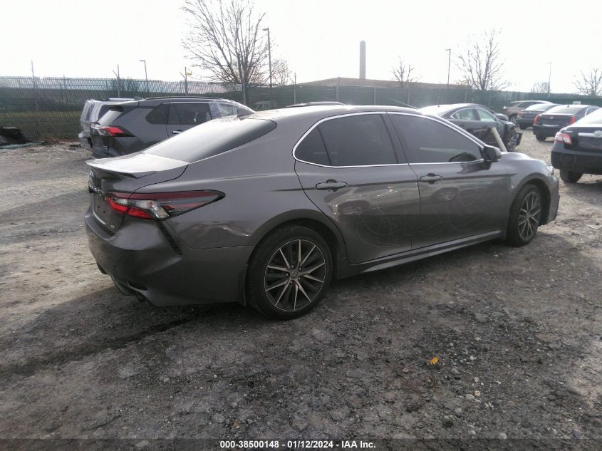 2022 TOYOTA CAMRY SE/SE NIGHT SHADE - 4T1G11AK7NU650506