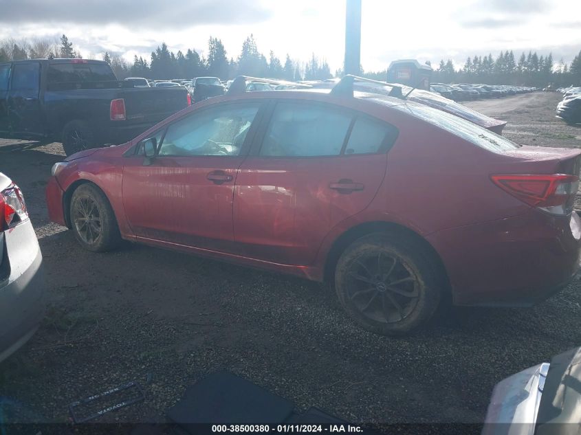 2017 SUBARU IMPREZA - 4S3GKAA62H3609392