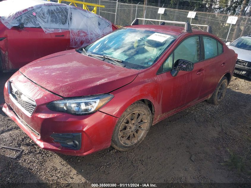 2017 SUBARU IMPREZA - 4S3GKAA62H3609392