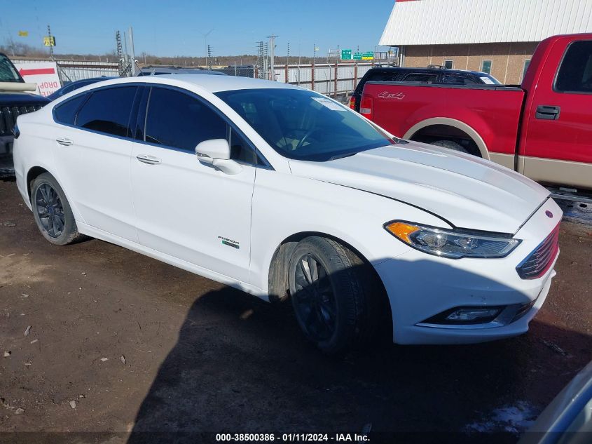 2017 FORD FUSION ENERGI SE LUXURY - 3FA6P0PU6HR110809