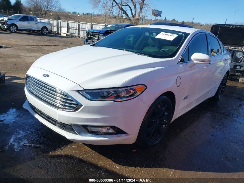 2017 FORD FUSION ENERGI SE LUXURY - 3FA6P0PU6HR110809