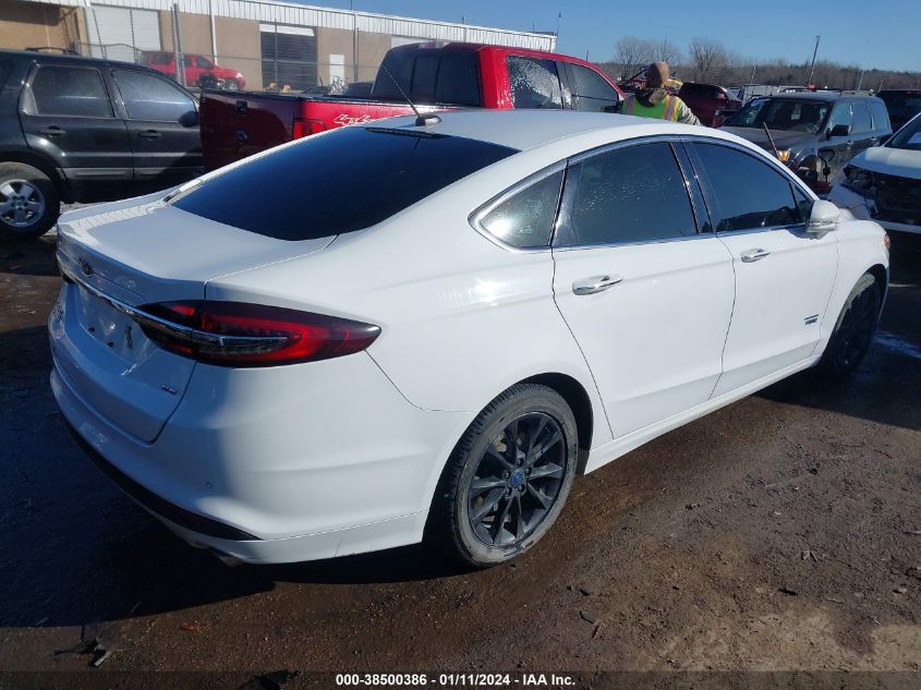 2017 FORD FUSION ENERGI SE LUXURY - 3FA6P0PU6HR110809