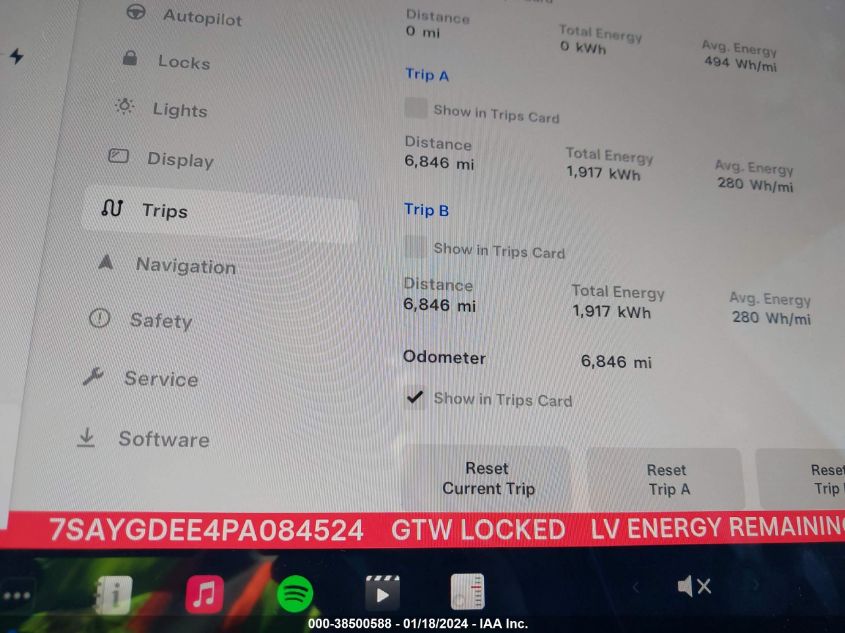 2023 TESLA MODEL Y AWD/LONG RANGE DUAL MOTOR ALL-WHEEL DRIVE - 7SAYGDEE4PA084524