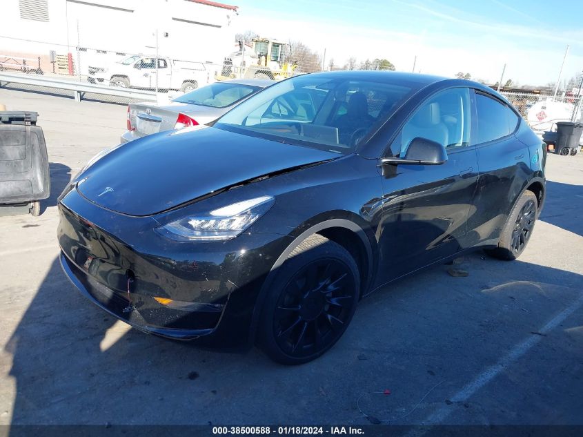2023 TESLA MODEL Y AWD/LONG RANGE DUAL MOTOR ALL-WHEEL DRIVE - 7SAYGDEE4PA084524