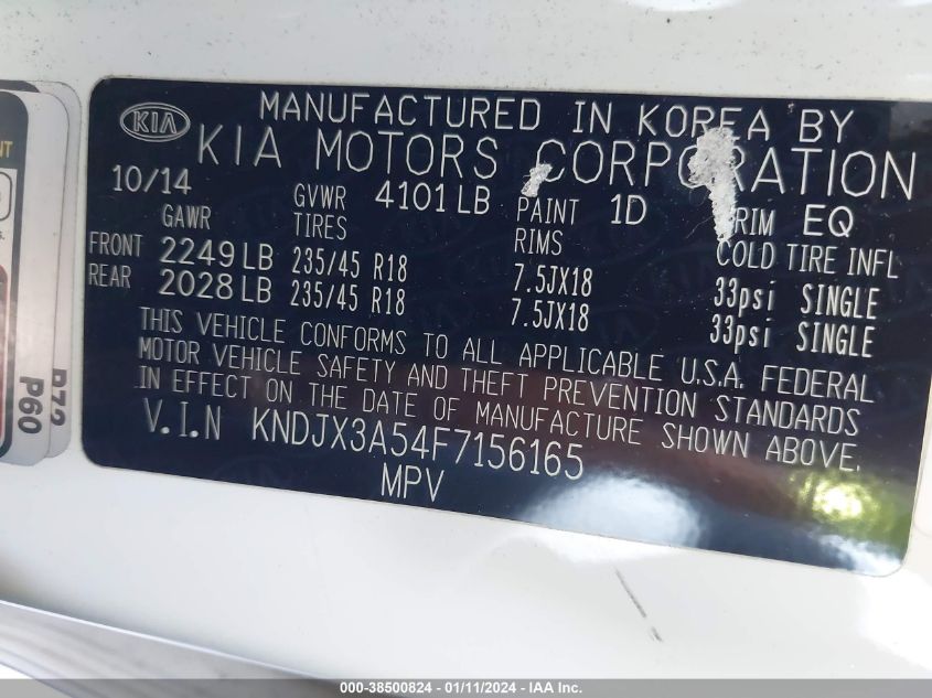 2015 KIA SOUL ! - KNDJX3A54F7156165