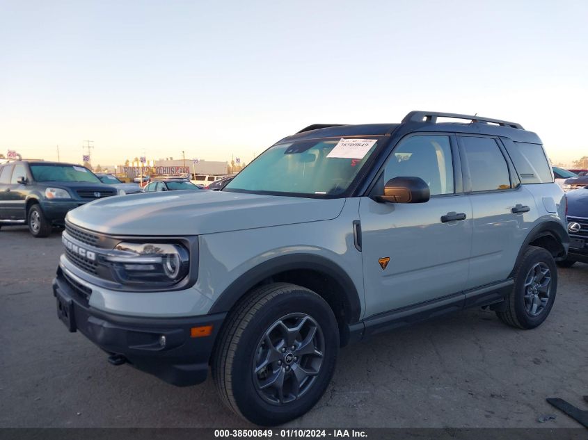 2022 FORD BRONCO SPORT BADLANDS - 3FMCR9D93NRE23478