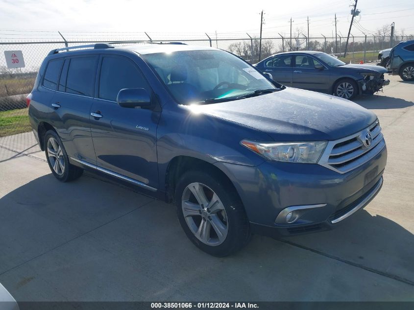 2013 TOYOTA HIGHLANDER LIMITED - 5TDYK3EH0DS103886