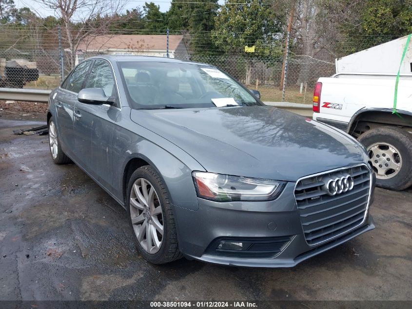 2013 AUDI A4 2.0T PREMIUM - WAUFFAFL4DN029250