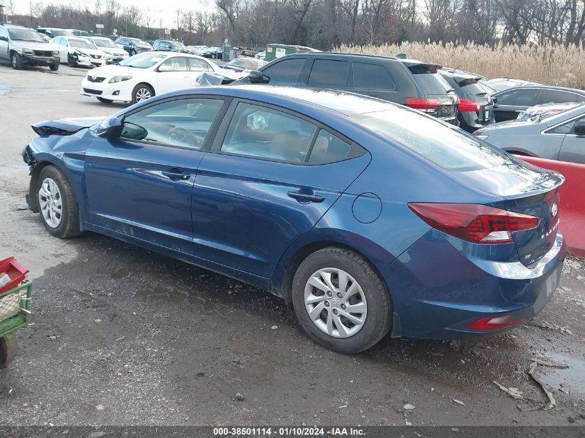 2019 HYUNDAI ELANTRA SE - 5NPD74LF9KH487970