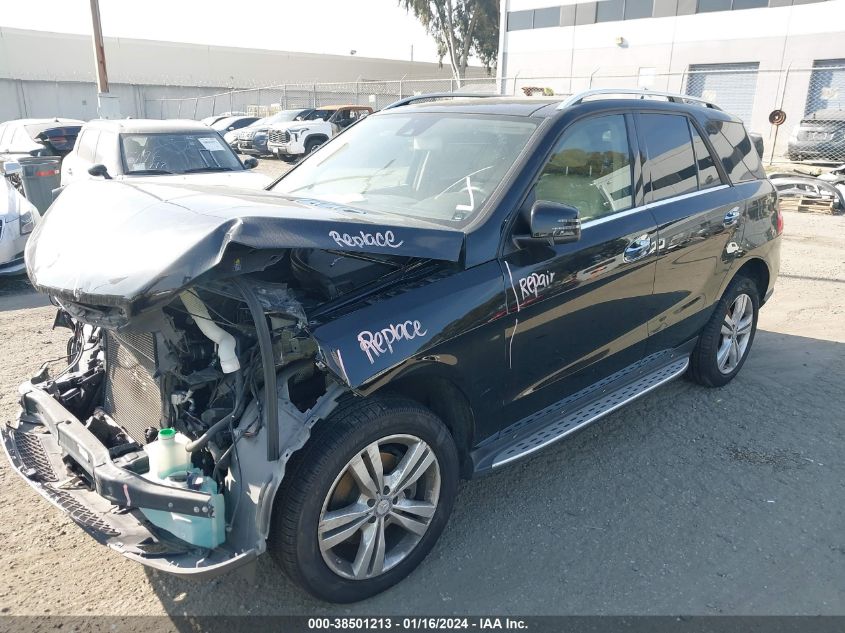2014 MERCEDES-BENZ ML 350 4JGDA5JB4EA347534