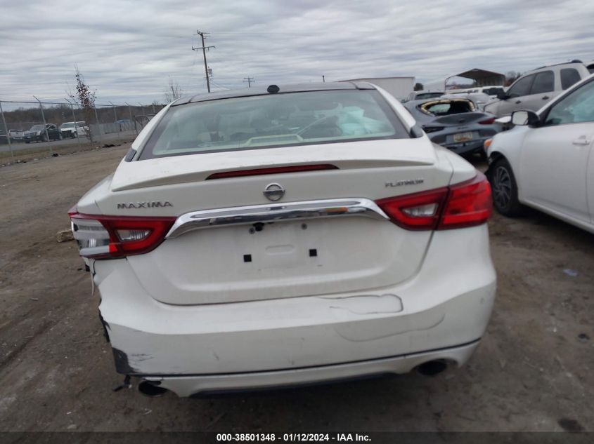 2016 NISSAN MAXIMA 3.5S/SV/SL/SR/PLAT - 1N4AA6AP4GC403090
