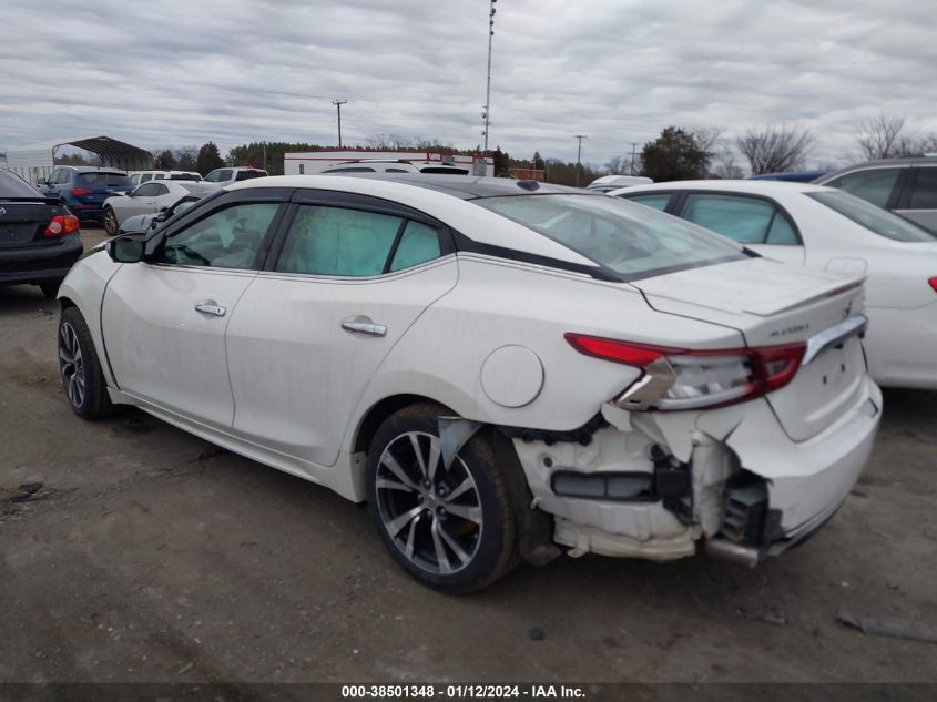 2016 NISSAN MAXIMA 3.5S/SV/SL/SR/PLAT - 1N4AA6AP4GC403090