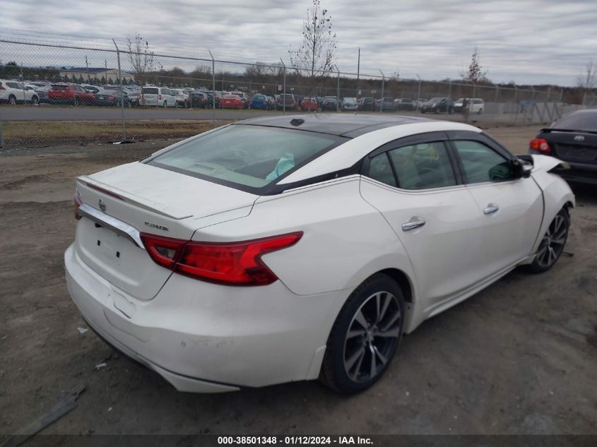 2016 NISSAN MAXIMA 3.5S/SV/SL/SR/PLAT - 1N4AA6AP4GC403090