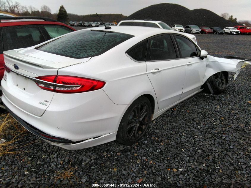 2018 FORD FUSION SE - 3FA6P0HD4JR160144