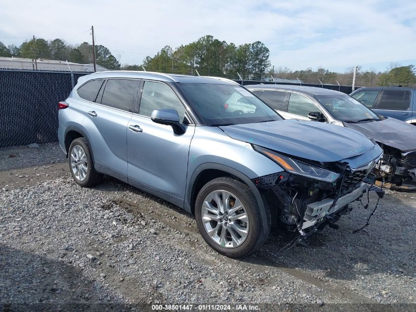 2022 TOYOTA HIGHLANDER LIMITED - 5TDYZRAH0NS105482