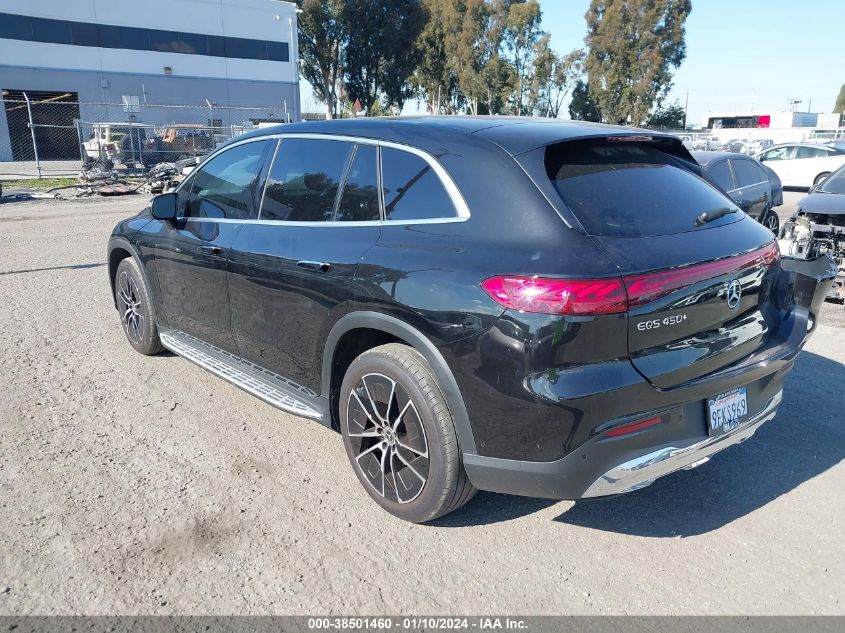 2023 MERCEDES-BENZ EQS 450 SUV - 4JGDM2DB7PA010988