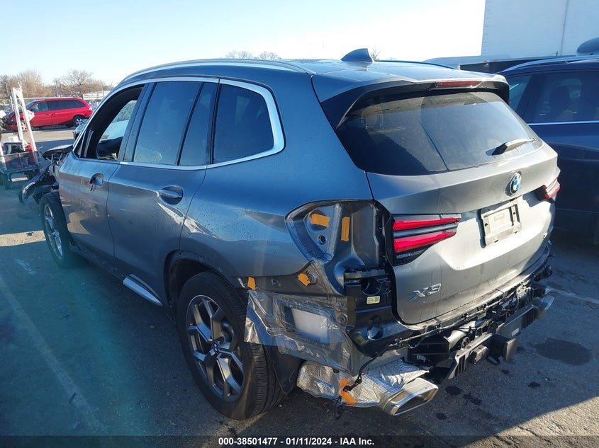 VIN 5UX53DP09P9P14627 2023 BMW X3 XDRIVE30I