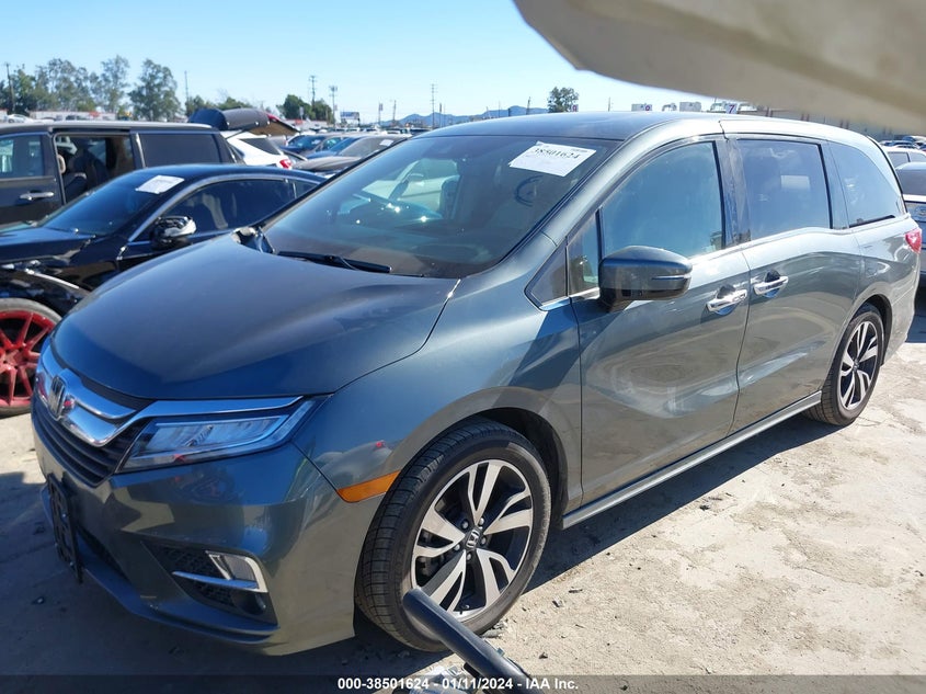 VIN 5FNRL6H91JB096602 2018 HONDA ODYSSEY ELITE
