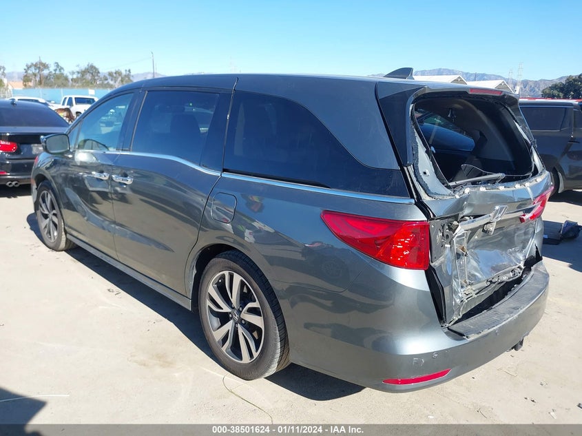 VIN 5FNRL6H91JB096602 2018 HONDA ODYSSEY ELITE