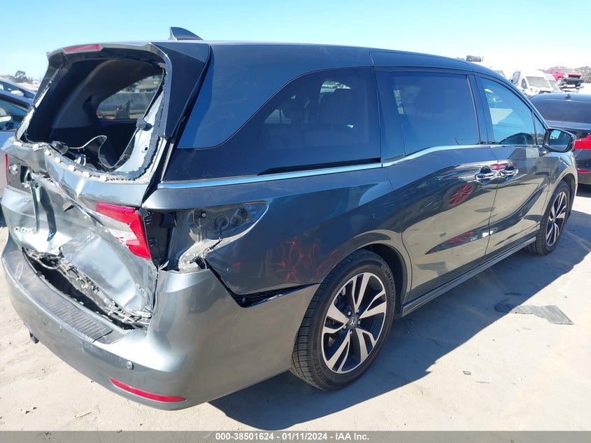 VIN 5FNRL6H91JB096602 2018 HONDA ODYSSEY ELITE