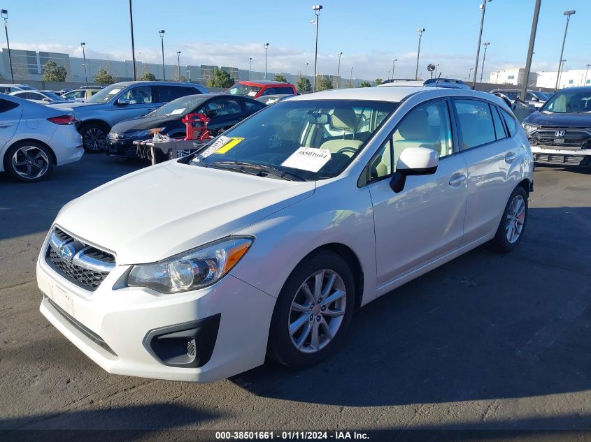 2014 SUBARU IMPREZA 2.0I PREMIUM - JF1GPAC68EH334033