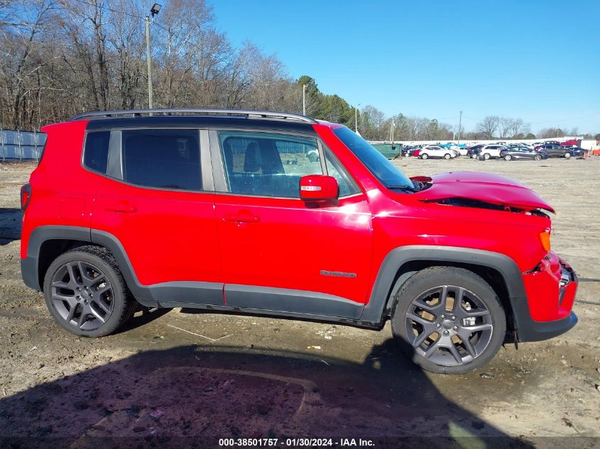 2020 JEEP RENEGADE HIGH ALTITUDE FWD - ZACNJAB13LPL15787