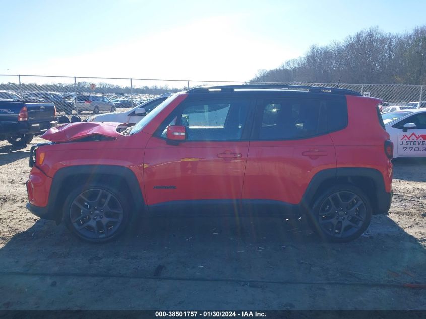 2020 JEEP RENEGADE HIGH ALTITUDE FWD - ZACNJAB13LPL15787