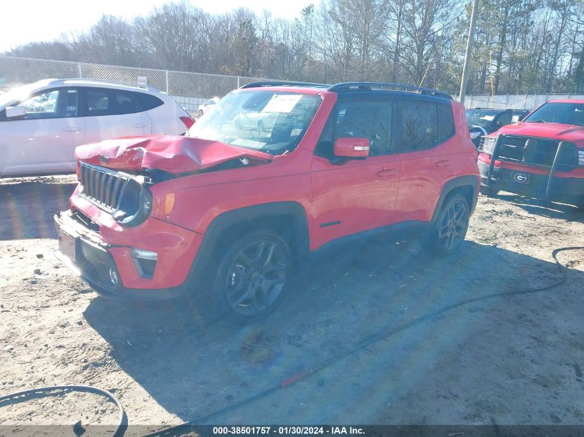 2020 JEEP RENEGADE HIGH ALTITUDE FWD - ZACNJAB13LPL15787