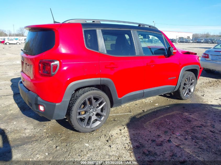 2020 JEEP RENEGADE HIGH ALTITUDE FWD - ZACNJAB13LPL15787