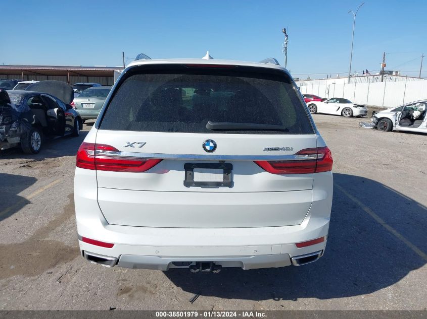 2019 BMW X7 XDRIVE40I - 5UXCW2C52KL084823