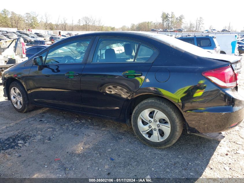 2015 HONDA CIVIC LX - 2HGFB2F54FH511817