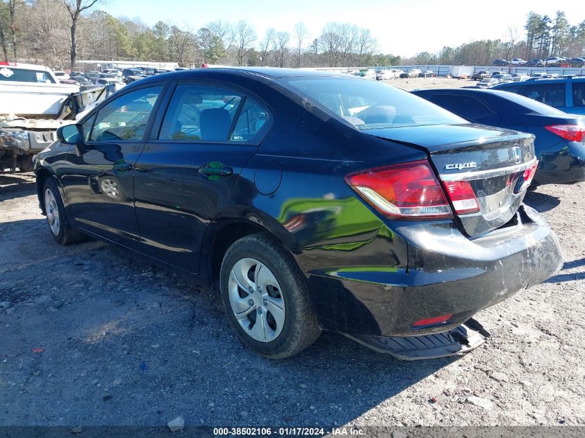 2015 HONDA CIVIC LX - 2HGFB2F54FH511817