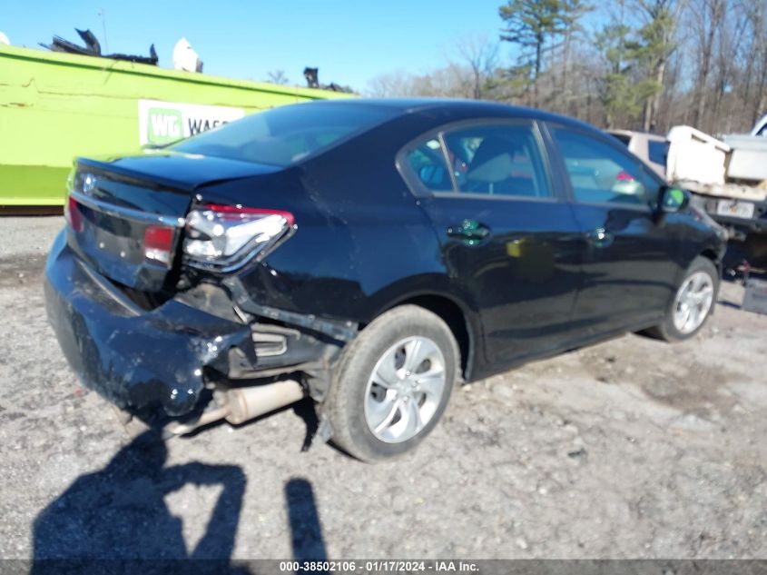 2015 HONDA CIVIC LX - 2HGFB2F54FH511817