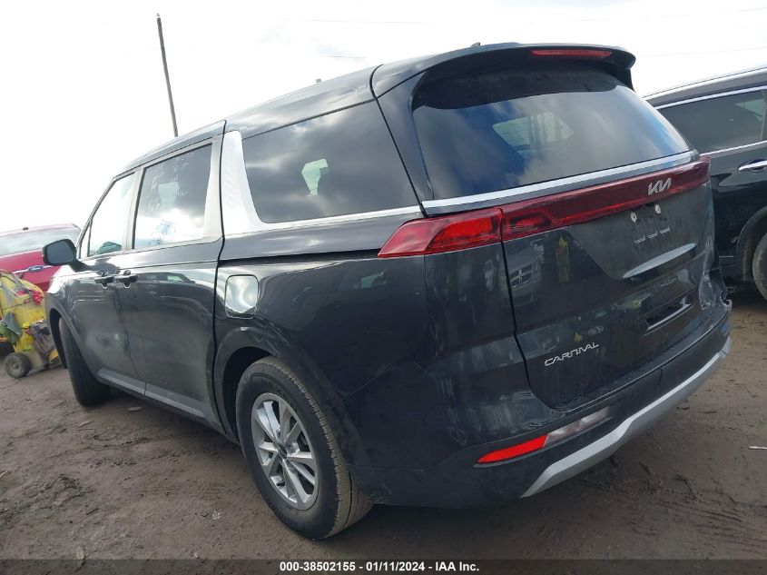 2023 KIA CARNIVAL MPV LX SEAT PACKAGE KNDNB4H3XP6235129