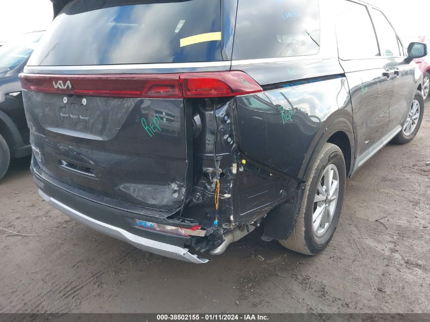 2023 KIA CARNIVAL MPV LX SEAT PACKAGE KNDNB4H3XP6235129