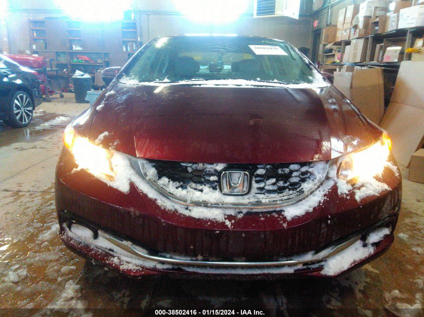 2015 HONDA CIVIC EXL - 19XFB2F98FE105469