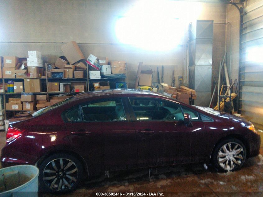 2015 HONDA CIVIC EXL - 19XFB2F98FE105469