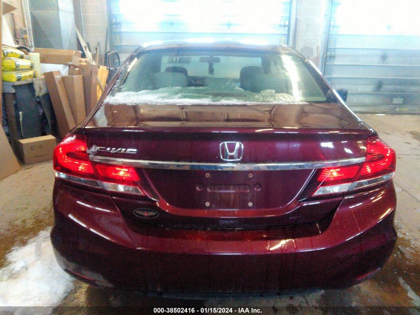 2015 HONDA CIVIC EXL - 19XFB2F98FE105469