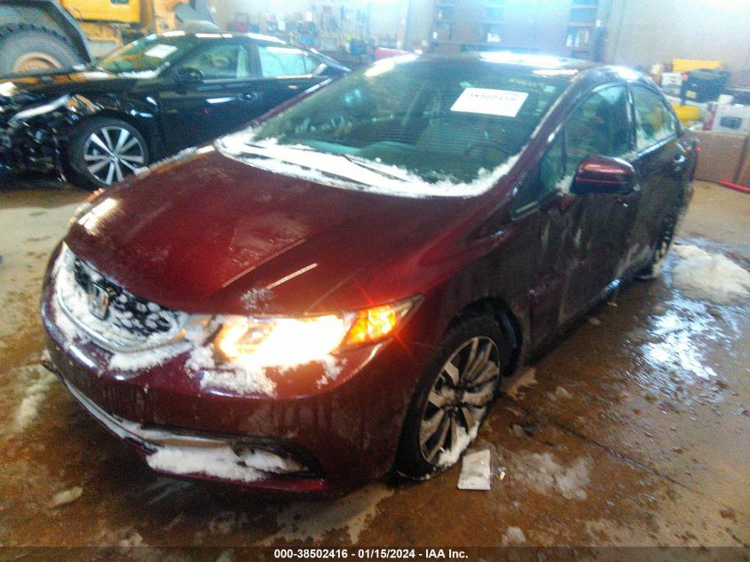 2015 HONDA CIVIC EXL - 19XFB2F98FE105469