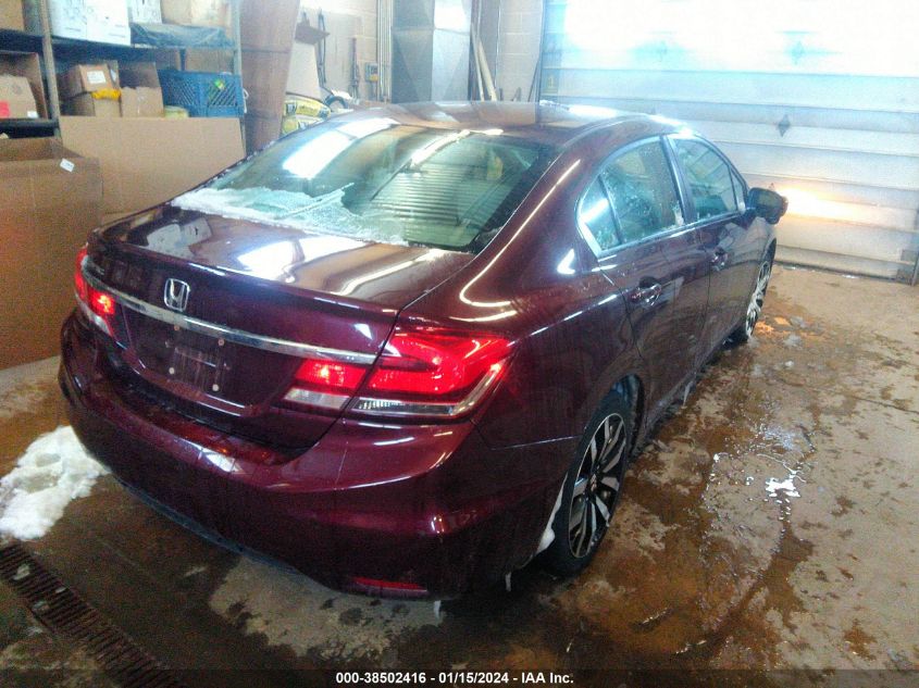 2015 HONDA CIVIC EXL - 19XFB2F98FE105469