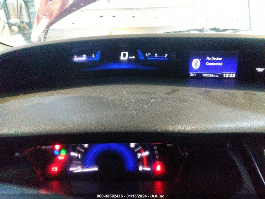 2015 HONDA CIVIC EXL - 19XFB2F98FE105469