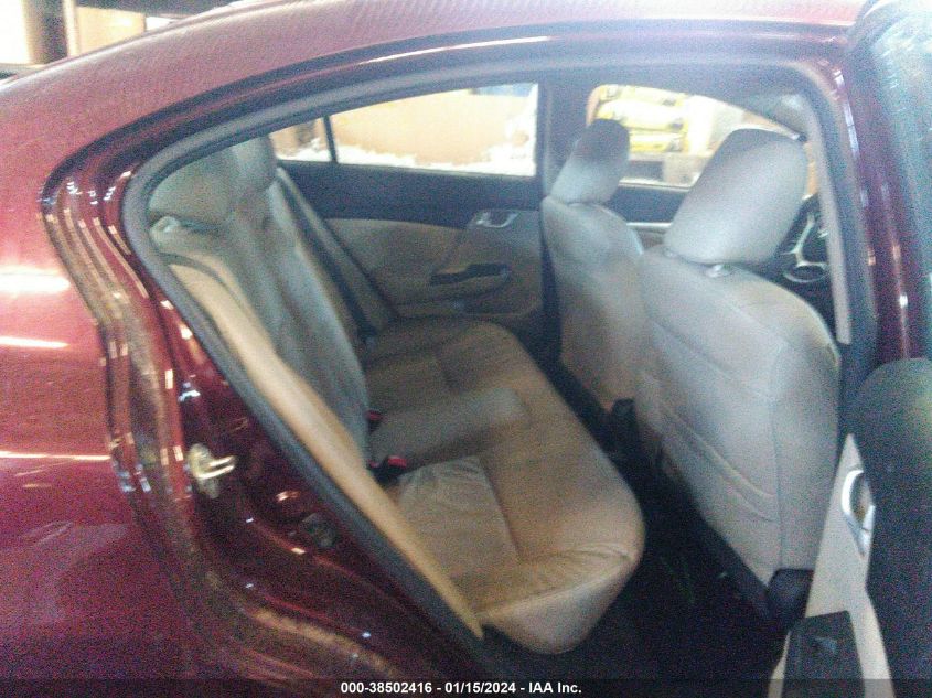 2015 HONDA CIVIC EXL - 19XFB2F98FE105469