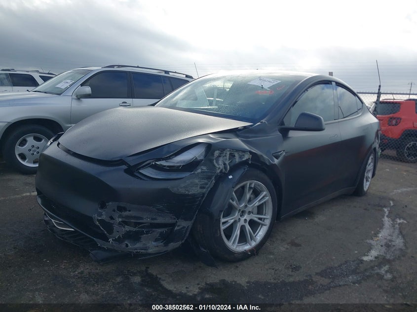 VIN 7SAYGAEE8PF742878 2023 TESLA MODEL Y AWD/LONG RANGE DUAL MOTOR ALL-WHEEL DRIVE