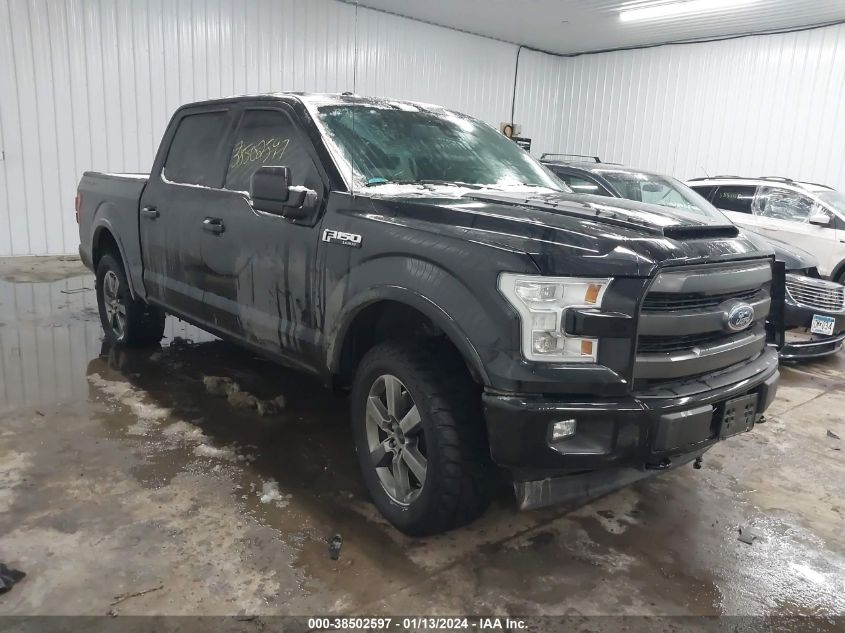 2017 FORD F-150 LARIAT - 1FTEW1EF4HFB27043