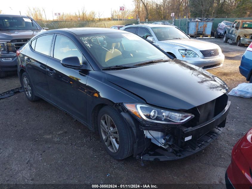 2018 HYUNDAI ELANTRA SEL/VALUE/LIMITED - 5NPD84LFXJH220459