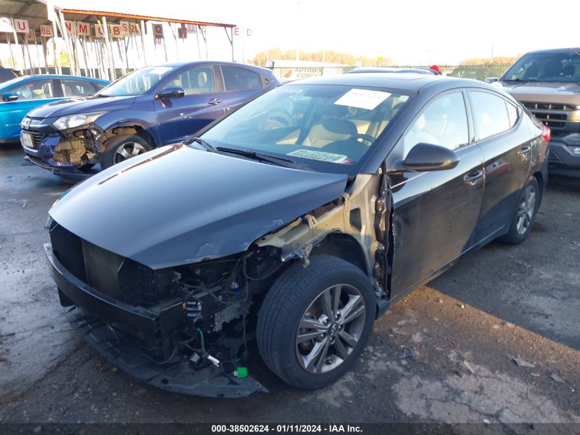 2018 HYUNDAI ELANTRA SEL/VALUE/LIMITED - 5NPD84LFXJH220459