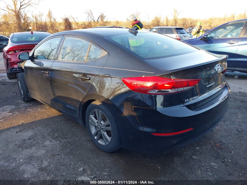 VIN 5NPD84LFXJH220459 2018 HYUNDAI ELANTRA SEL/VALUE/LIMITED