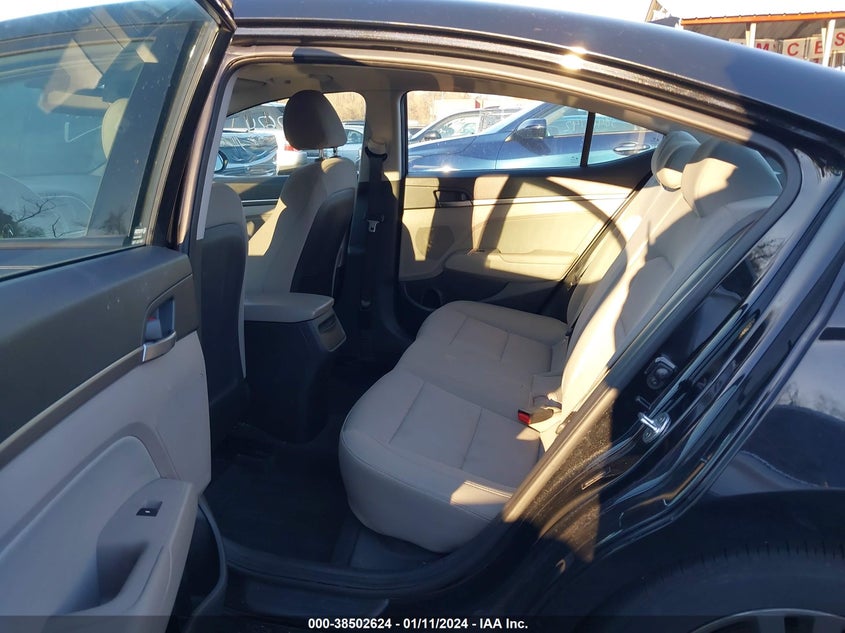 VIN 5NPD84LFXJH220459 2018 HYUNDAI ELANTRA SEL/VALUE/LIMITED